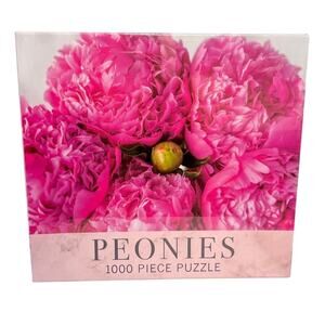 Peonies 1000 Piece Puzzle by Gibbs Smith 27.5x19.5 - New Sealed